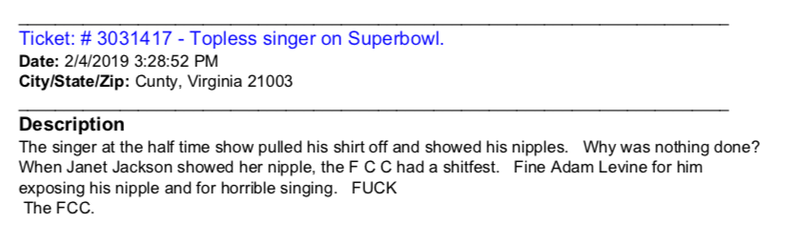 Illustration for article titled America Vs. Adam Levine's Nipples: All The FCC Viewer Complaints About The Super Bowl Halftime Show